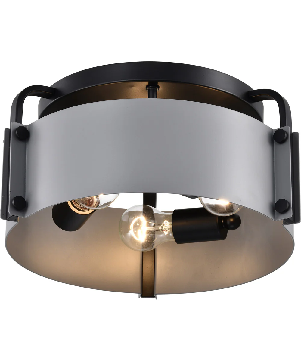 Altos 3-Light Close-to-Ceiling Matte Gray - Image 4