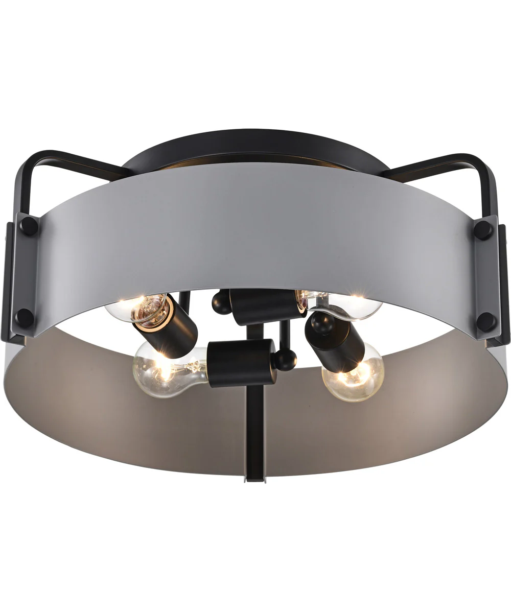 Altos 4-Light Close-to-Ceiling Matte Gray - Image 6