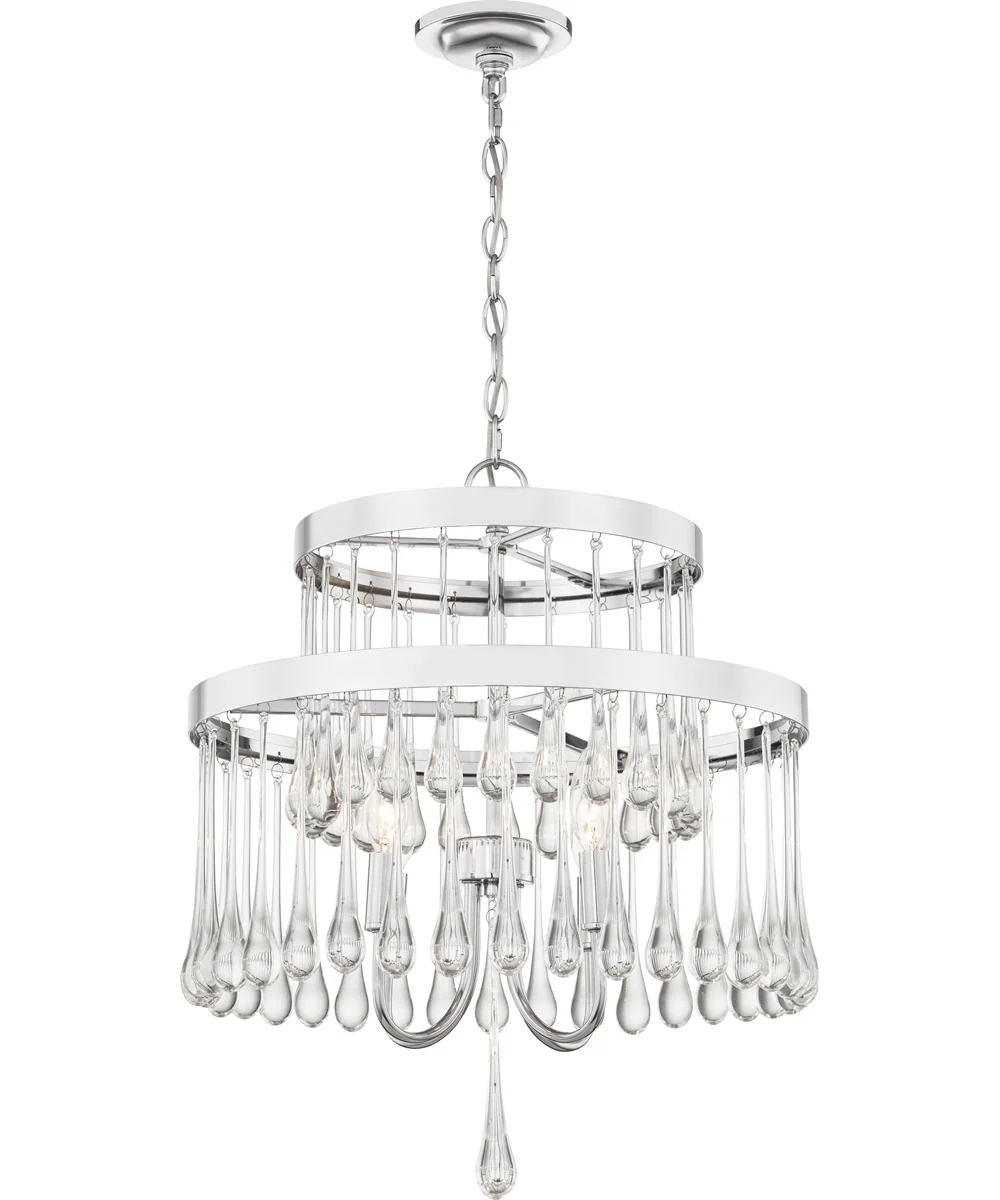 Alva 4-light Pendant Polished Chrome - Image 5