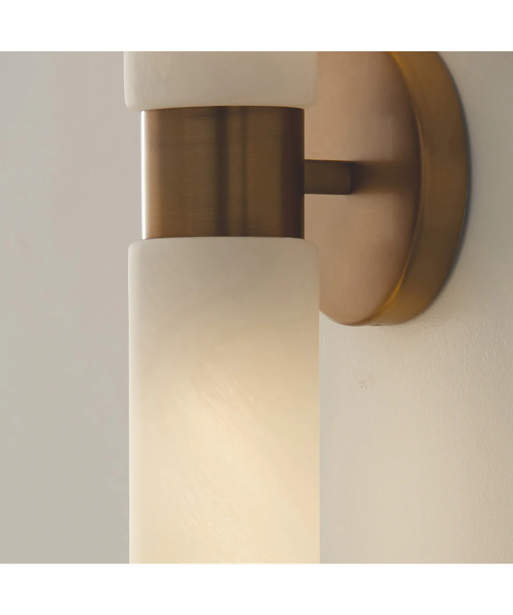 Alyssa 2-Light Sconce Aged Brass - Image 3