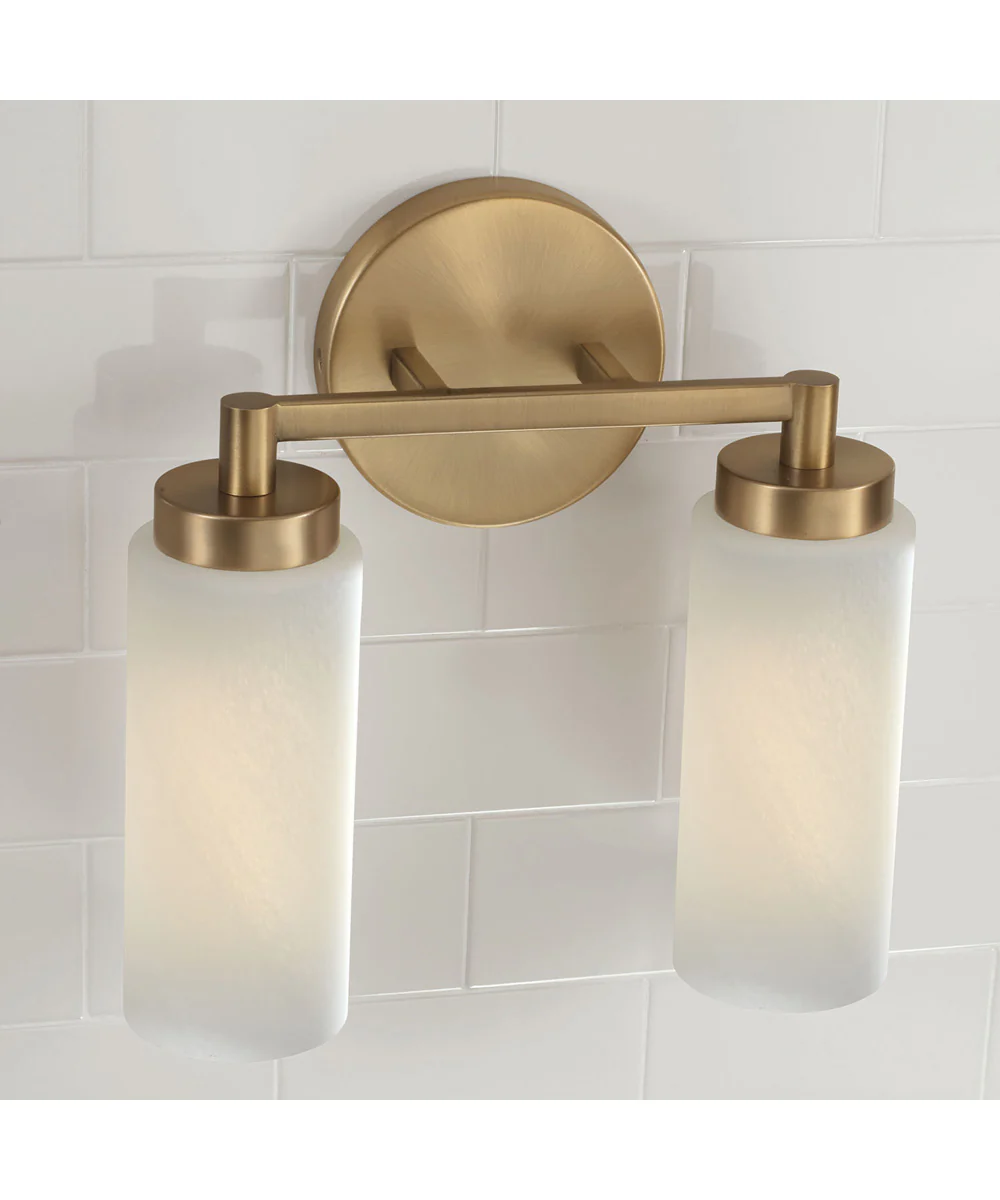 Alyssa 2-Light Vanity Aged Brass - Image 3