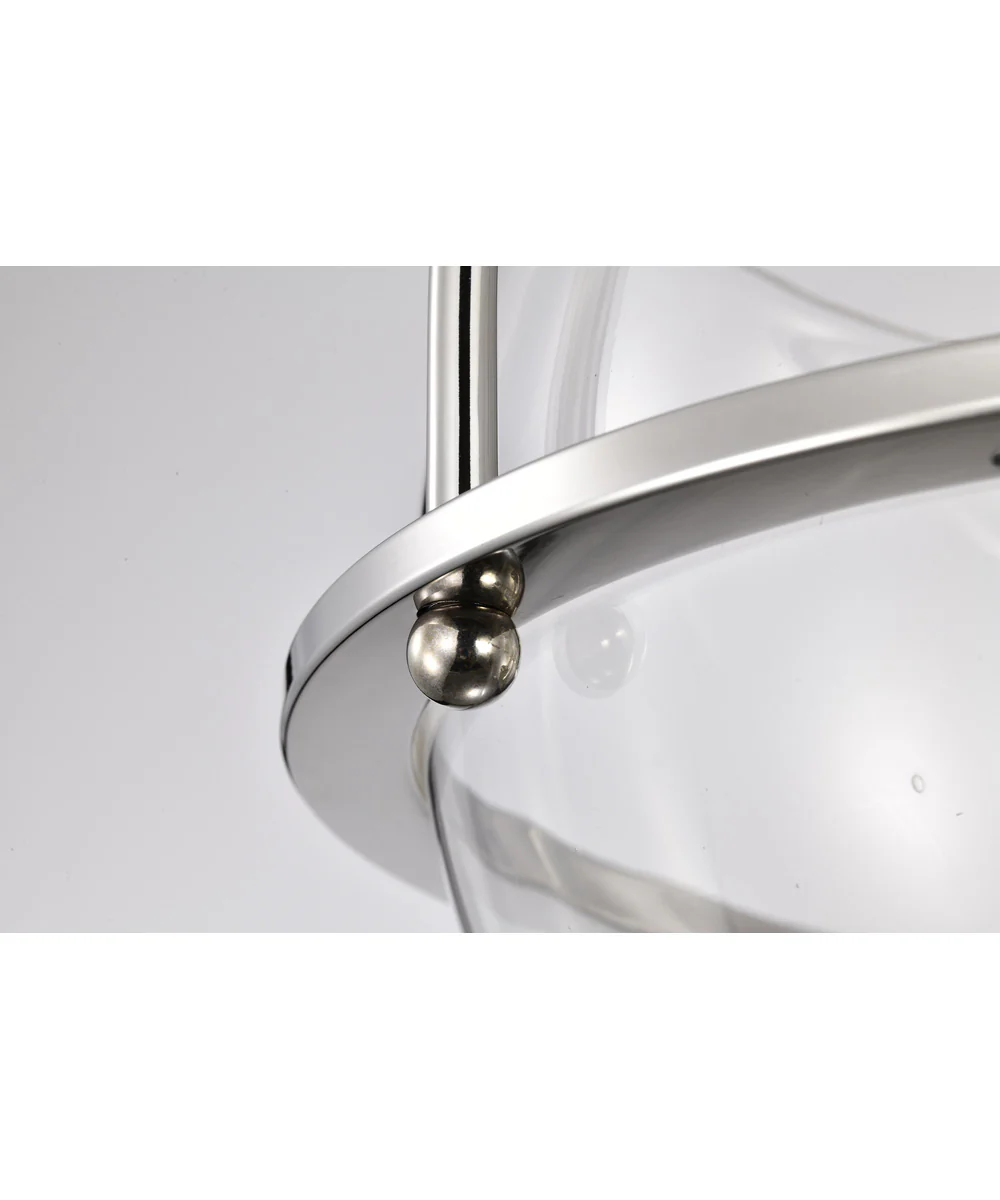 Amado 3-Light Close-to-Ceiling Polished Nickel - Image 11