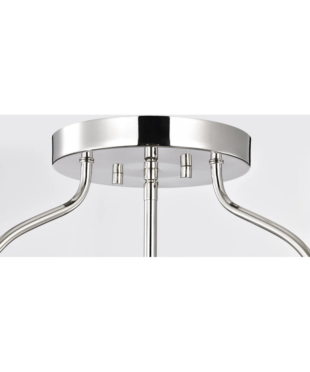 Amado 3-Light Close-to-Ceiling Polished Nickel - Image 7