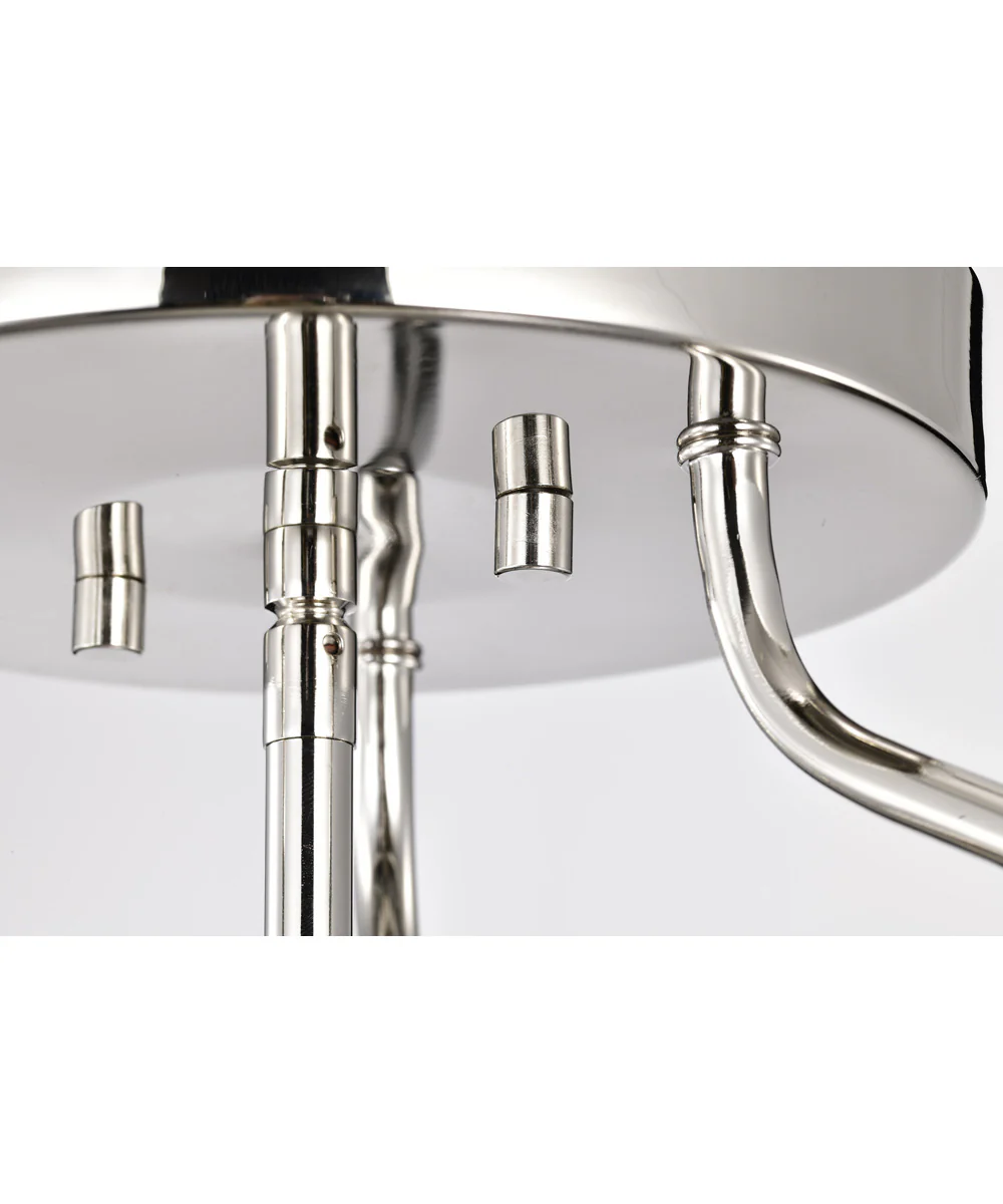Amado 3-Light Close-to-Ceiling Polished Nickel - Image 8