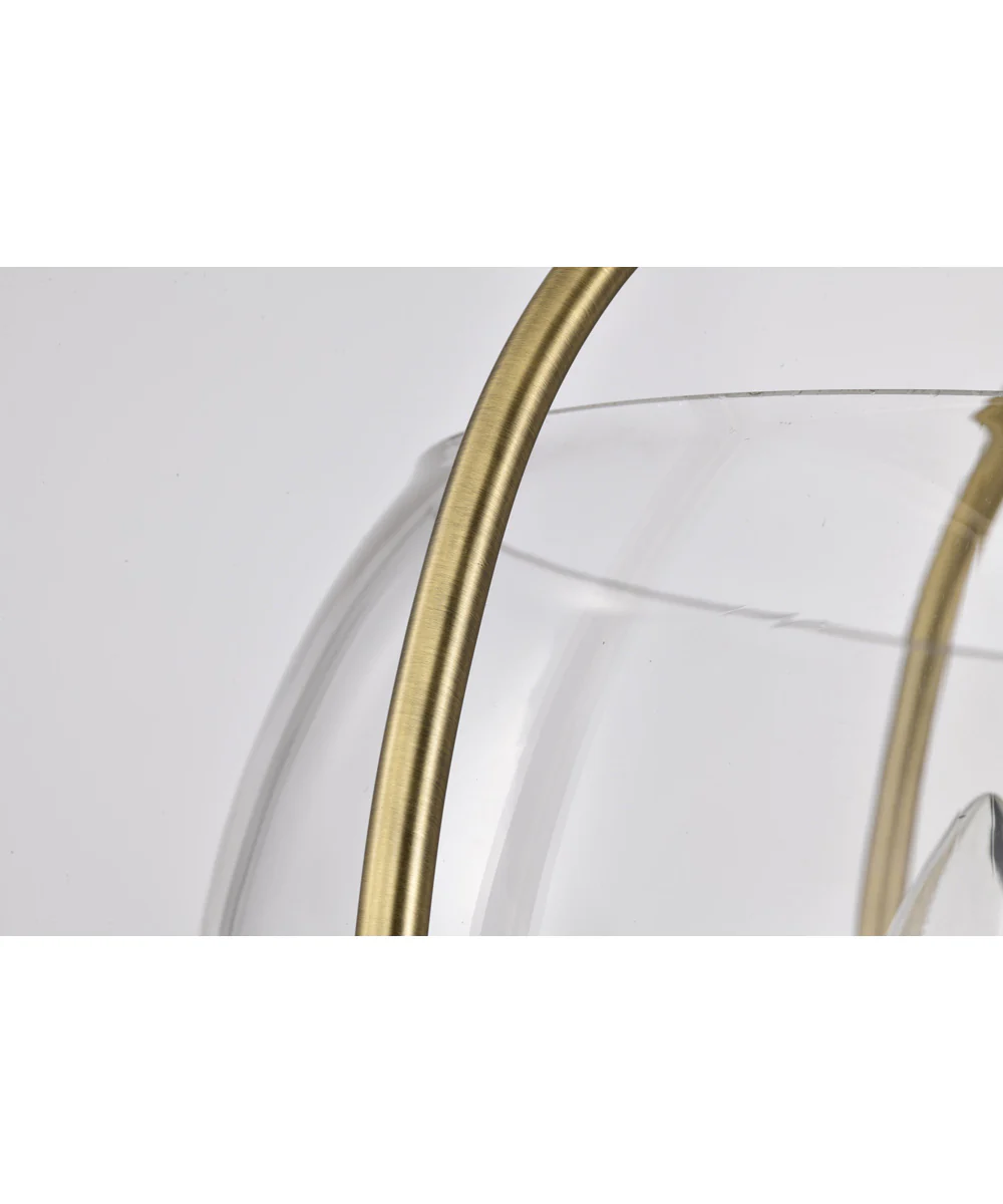 Amado 3-Light Close-to-Ceiling Vintage Brass - Image 9