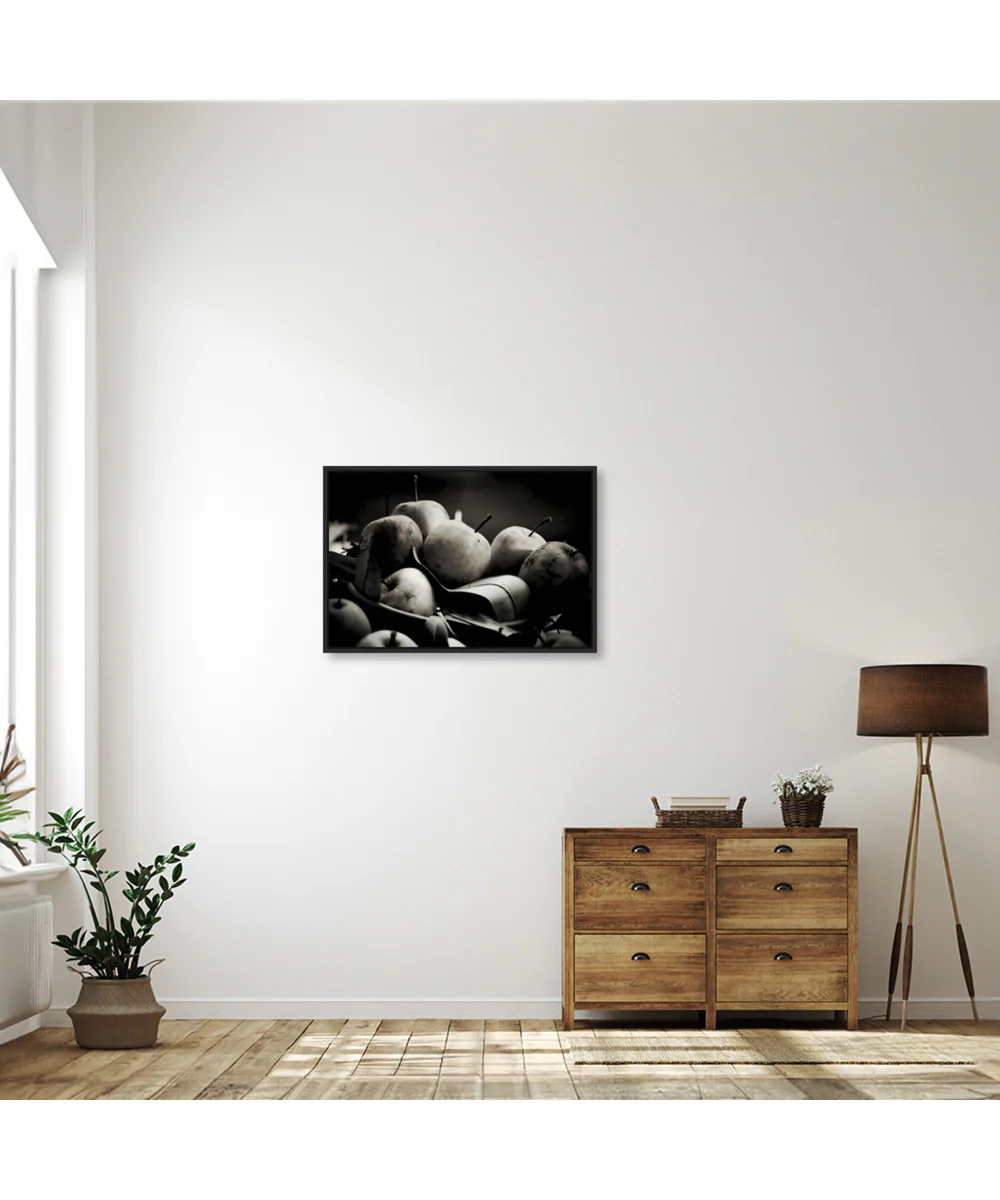 Framed Harvest Fruit by Alex Caminker Canvas Wall Art Print (33 W x 23 H), Sylvie Black Frame - Image 2