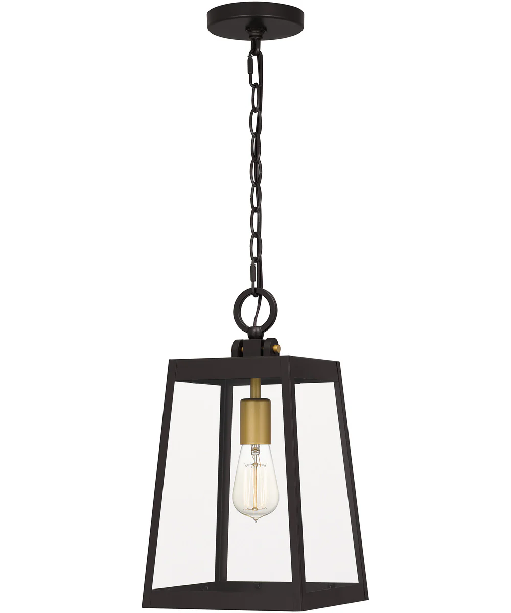 Amberly Grove Large 1-light Outdoor Pendant Light Western Bronze - Image 2