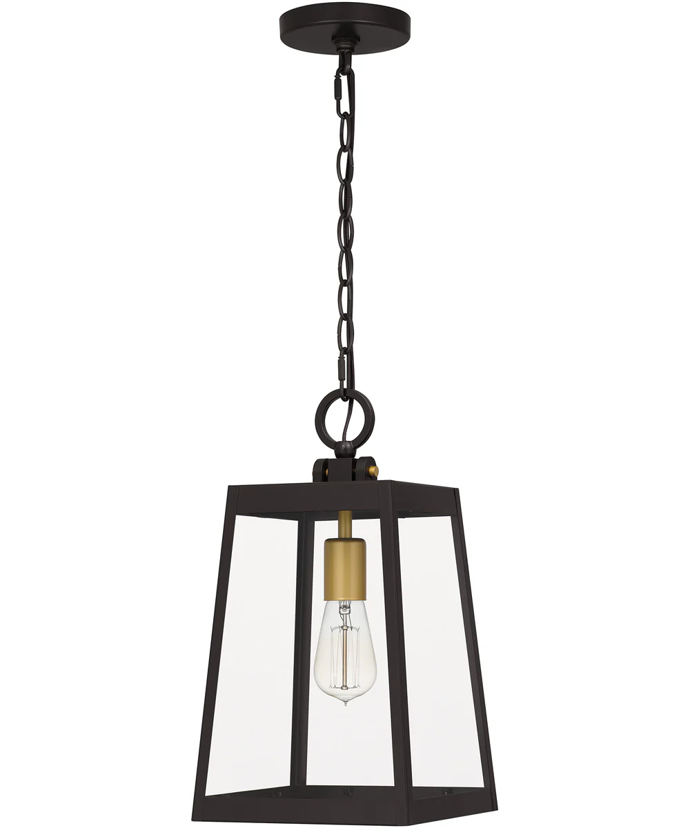 Amberly Grove Large 1-light Outdoor Pendant Light Western Bronze - Image 3