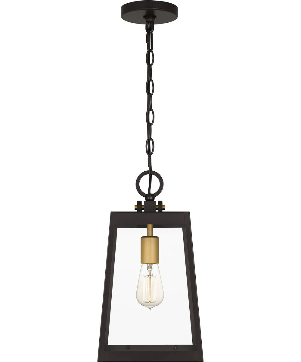 Amberly Grove Large 1-light Outdoor Pendant Light Western Bronze - Image 4