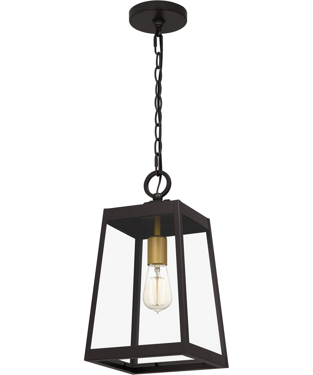 Amberly Grove Large 1-light Outdoor Pendant Light Western Bronze - Image 5