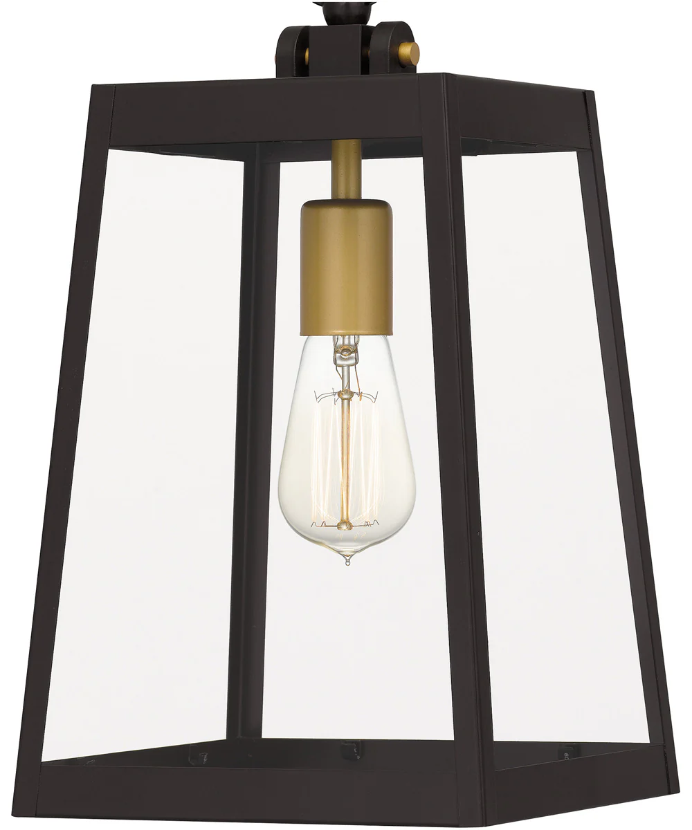 Amberly Grove Large 1-light Outdoor Pendant Light Western Bronze - Image 6