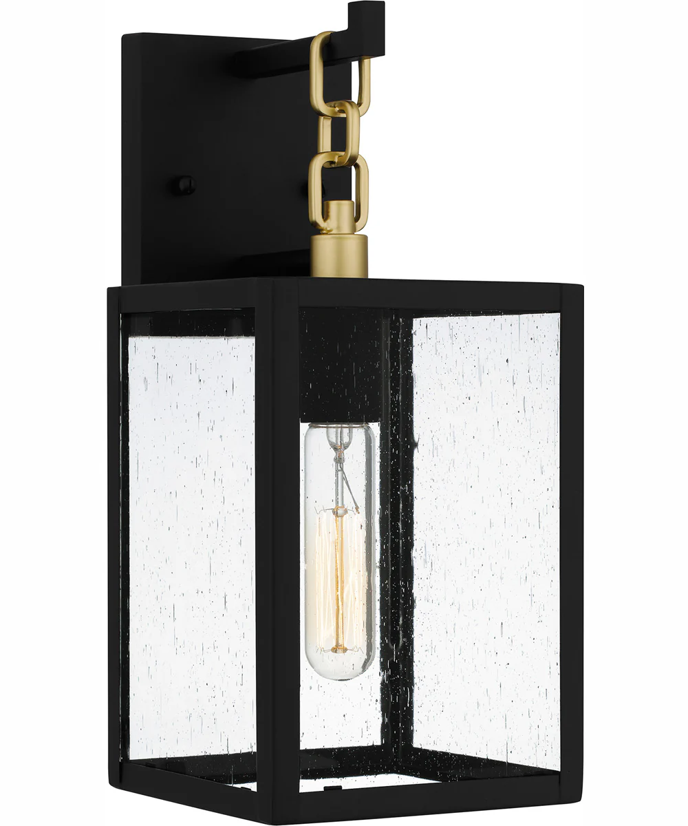 Anchorage Medium 1-light Outdoor Wall Light Coastal Armour Steel Matte Black - Image 2