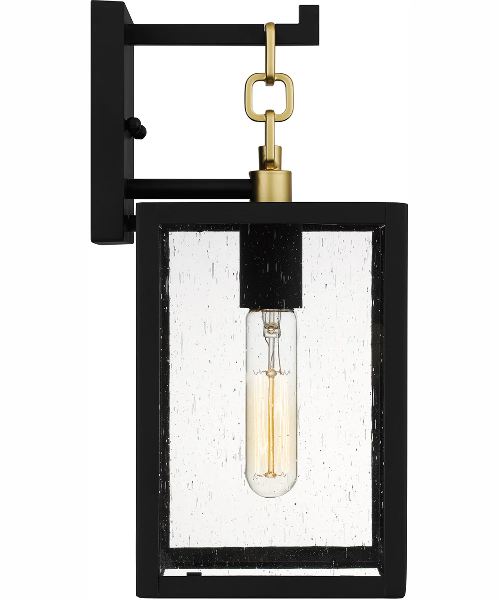 Anchorage Medium 1-light Outdoor Wall Light Coastal Armour Steel Matte Black - Image 5