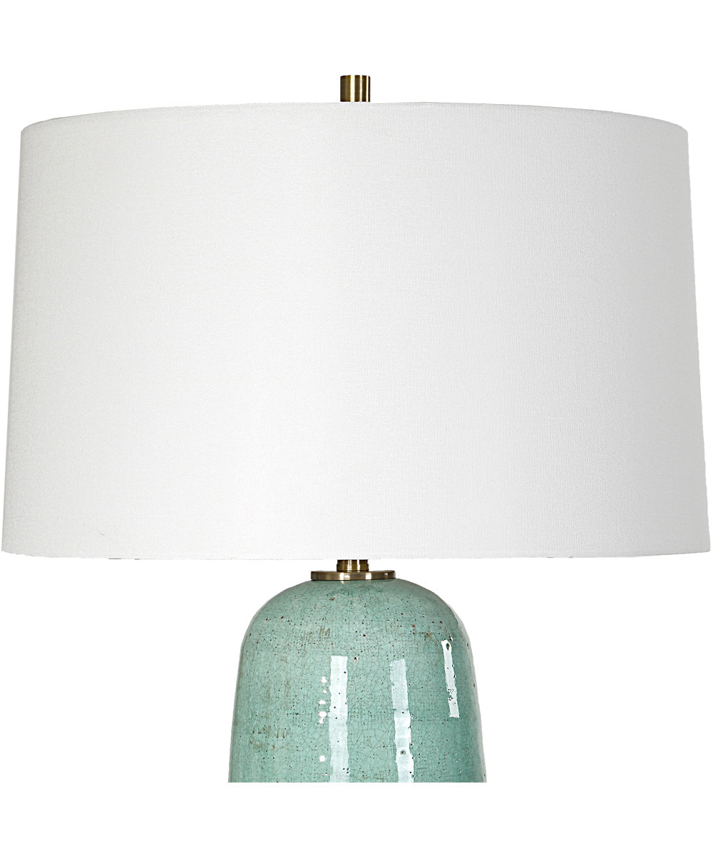 Andale Crackled Teal Table Lamp - Image 6