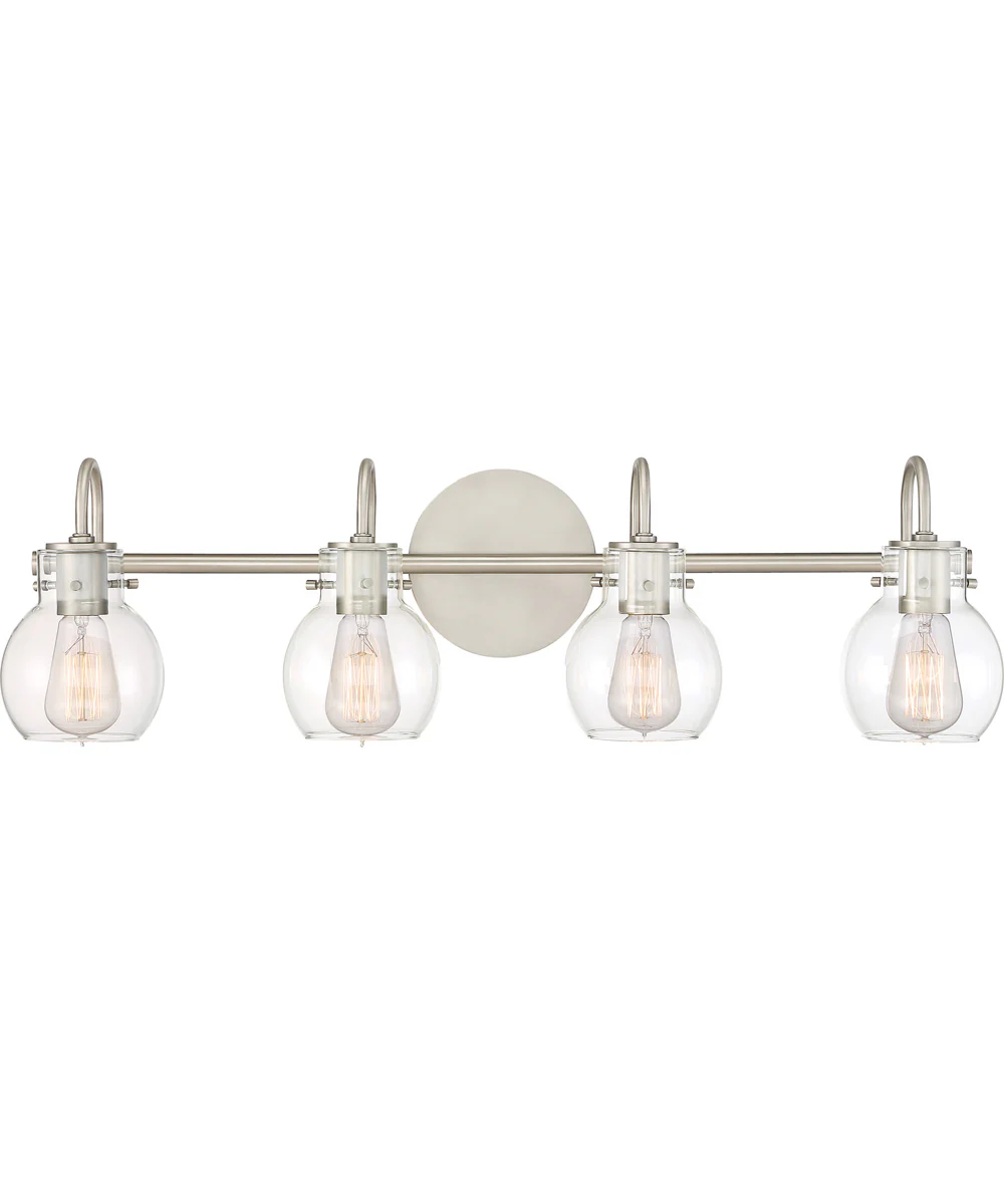 Andrews Extra Large 4-light Bath Light Antique Nickel - Image 2