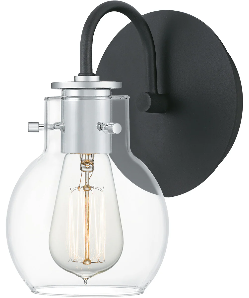 Andrews Small 1-light Wall Sconce Earth Black - Image 2