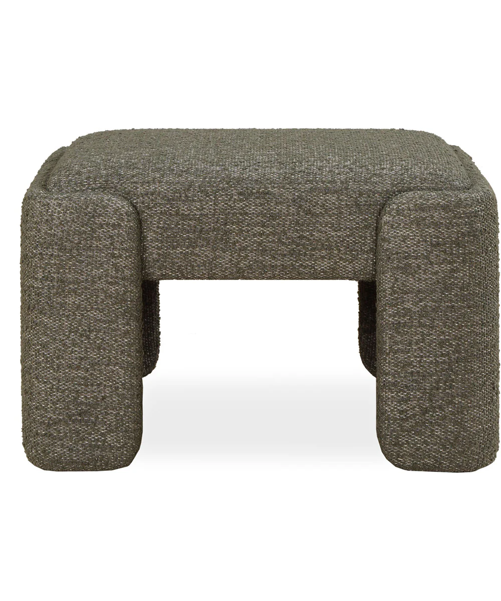 Angus Green Boucle Small Bench