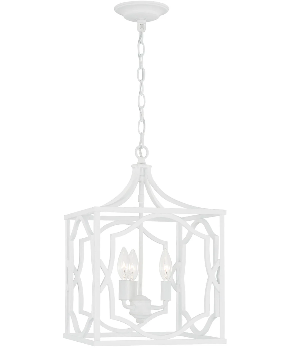 Anna 3-Light Foyer Textured White - Image 2