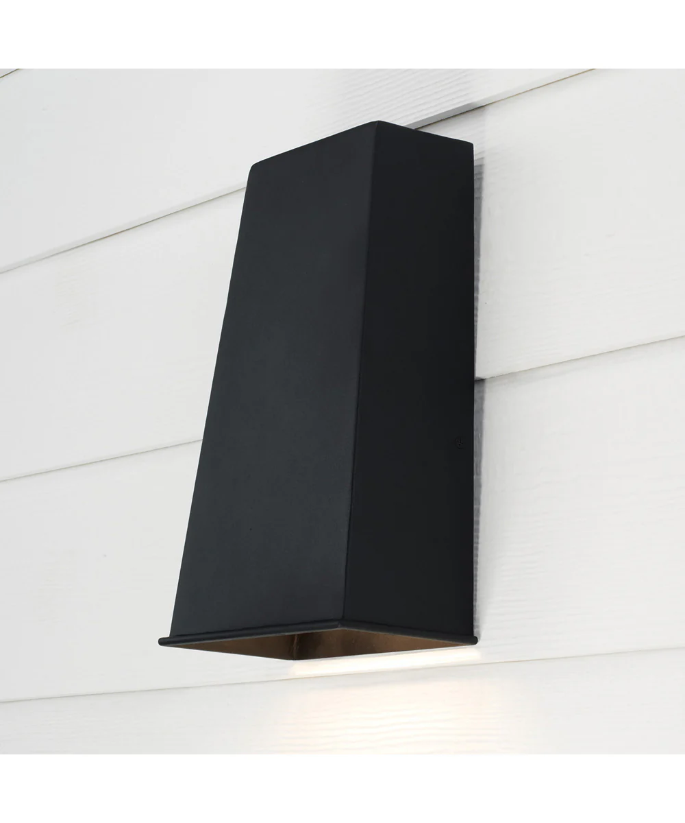 Ansel 1-Light Outdoor Wall-Lantern Black - Image 2
