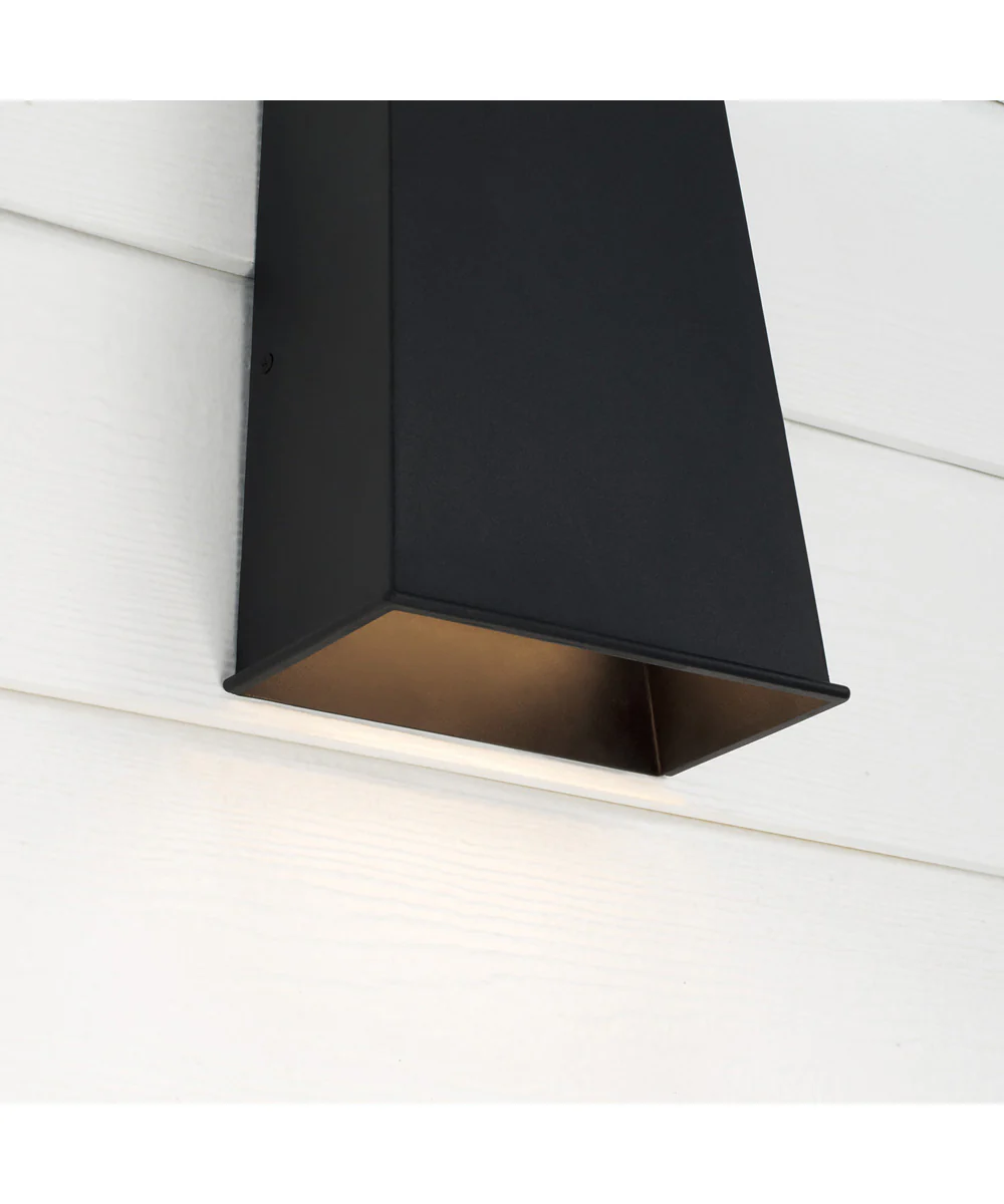 Ansel 1-Light Outdoor Wall-Lantern Black - Image 5