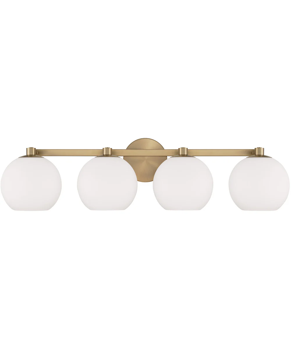 Ansley 4-Light Vanity Aged Brass - Image 4