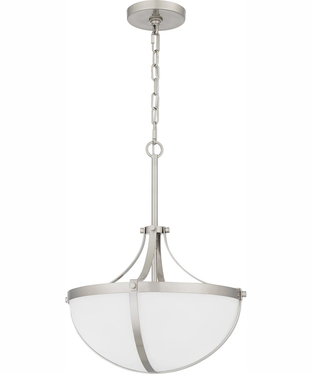 Antebellum Large 2-light Pendant Brushed Nickel - Image 3