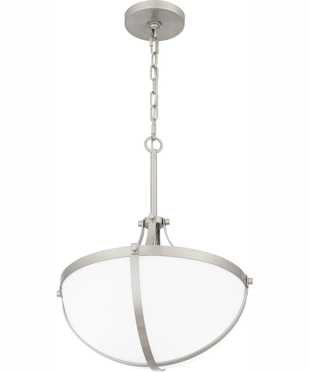 Antebellum Large 2-light Pendant Brushed Nickel - Image 5