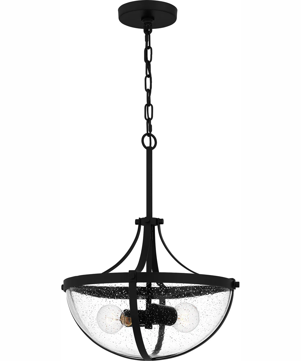 Antebellum Large 2-light Pendant Matte Black - Image 2