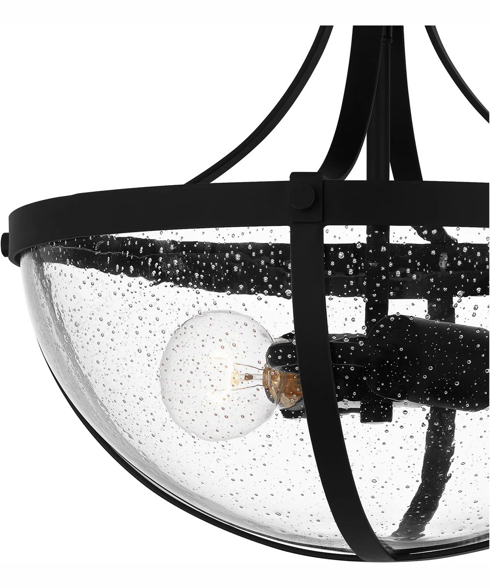 Antebellum Medium 2-light Semi Flush Mount Matte Black - Image 6
