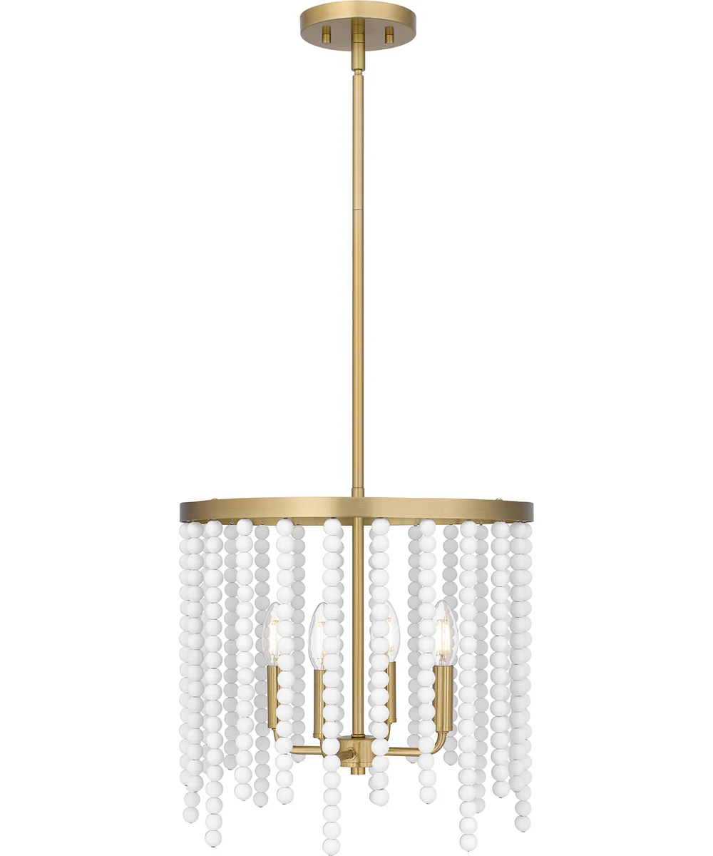 Apelle Large 4-light Pendant Aged Brass - Image 3