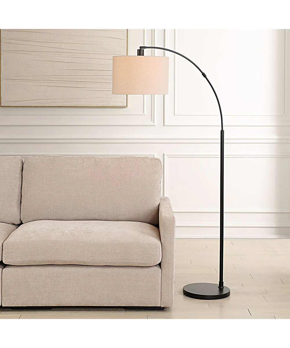 Arc Floor Lamp with Black Finish - Image 2