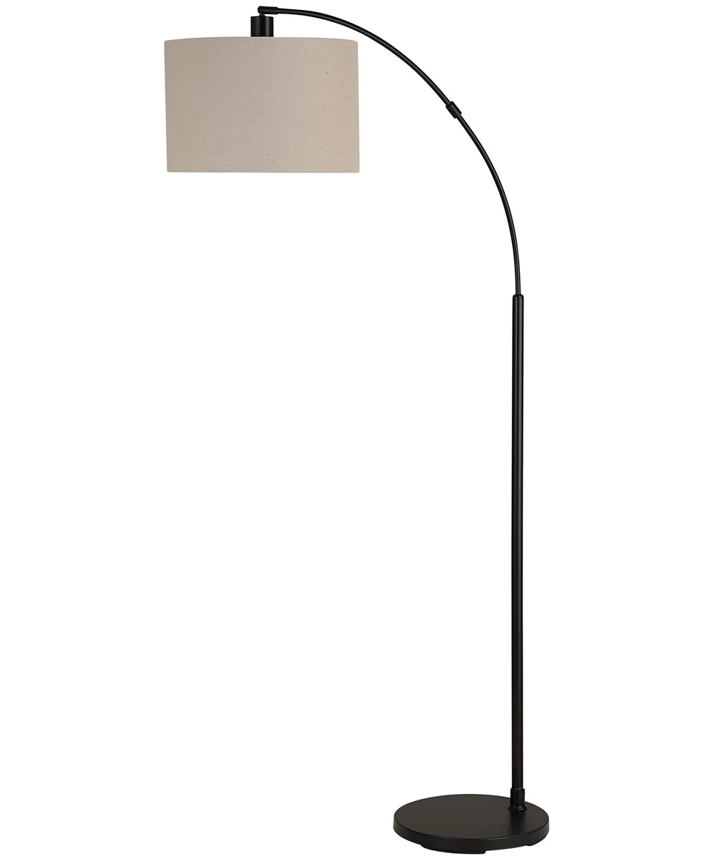 Arc Floor Lamp with Black Finish - Image 5