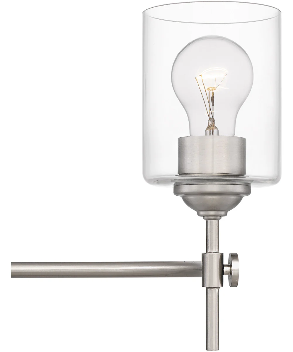 Aria Large 3-light Bath Light Brushed Nickel - Image 6