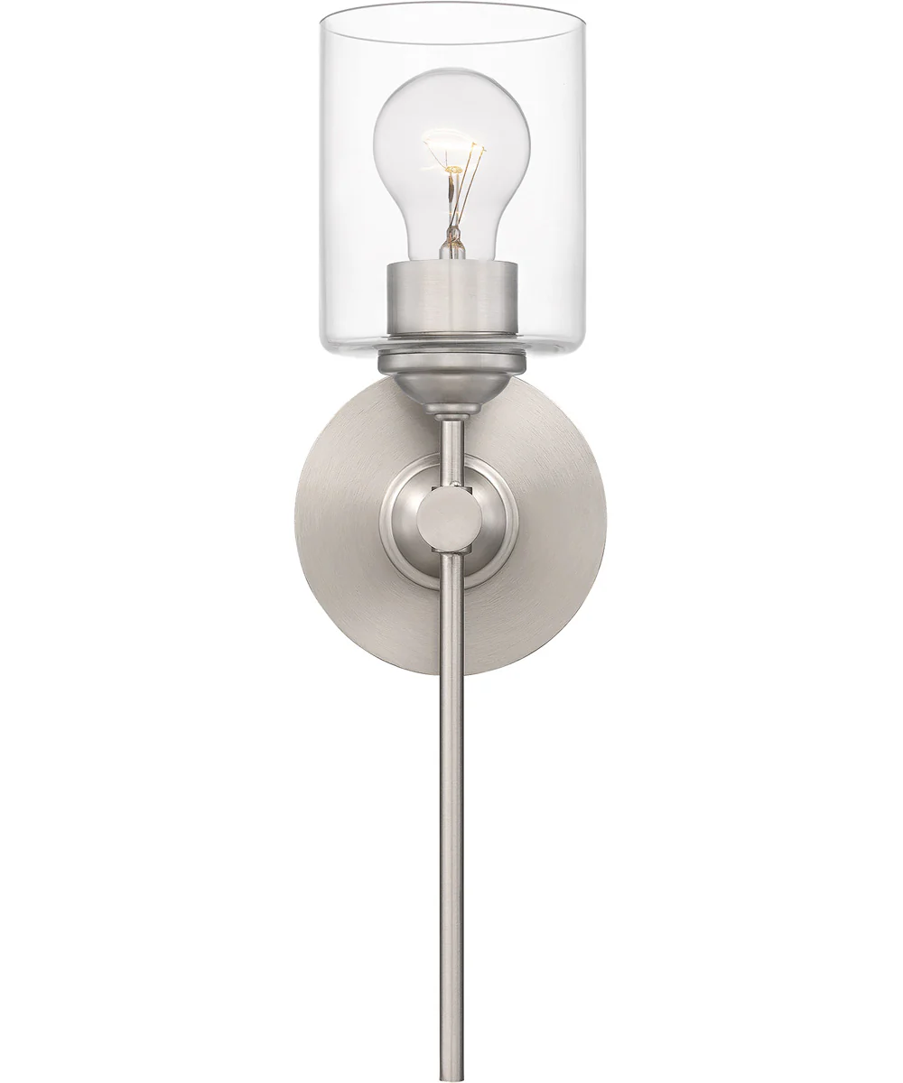 Aria Small 1-light Wall Sconce Brushed Nickel