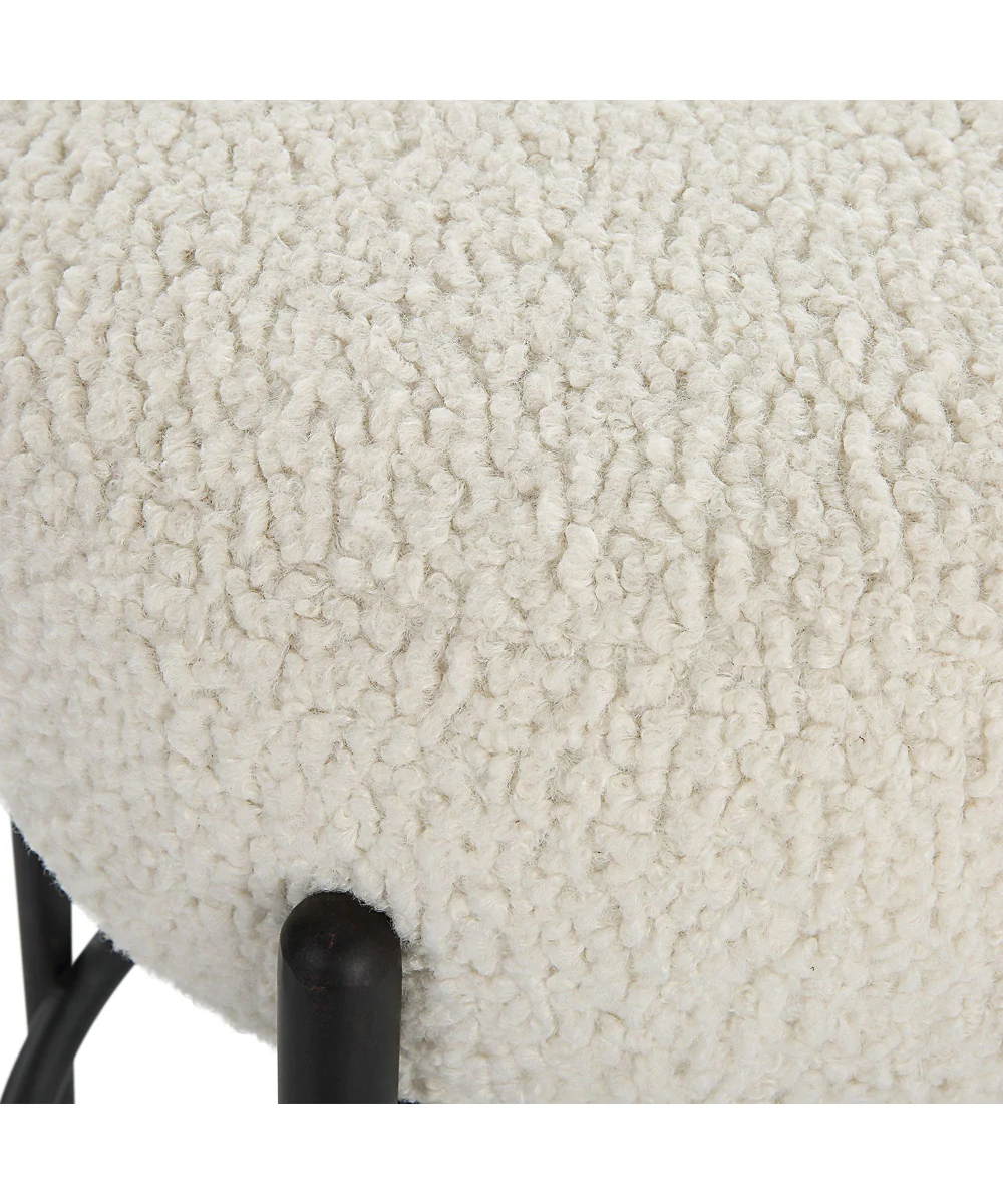 Arles Plush Counter Stool - Image 6