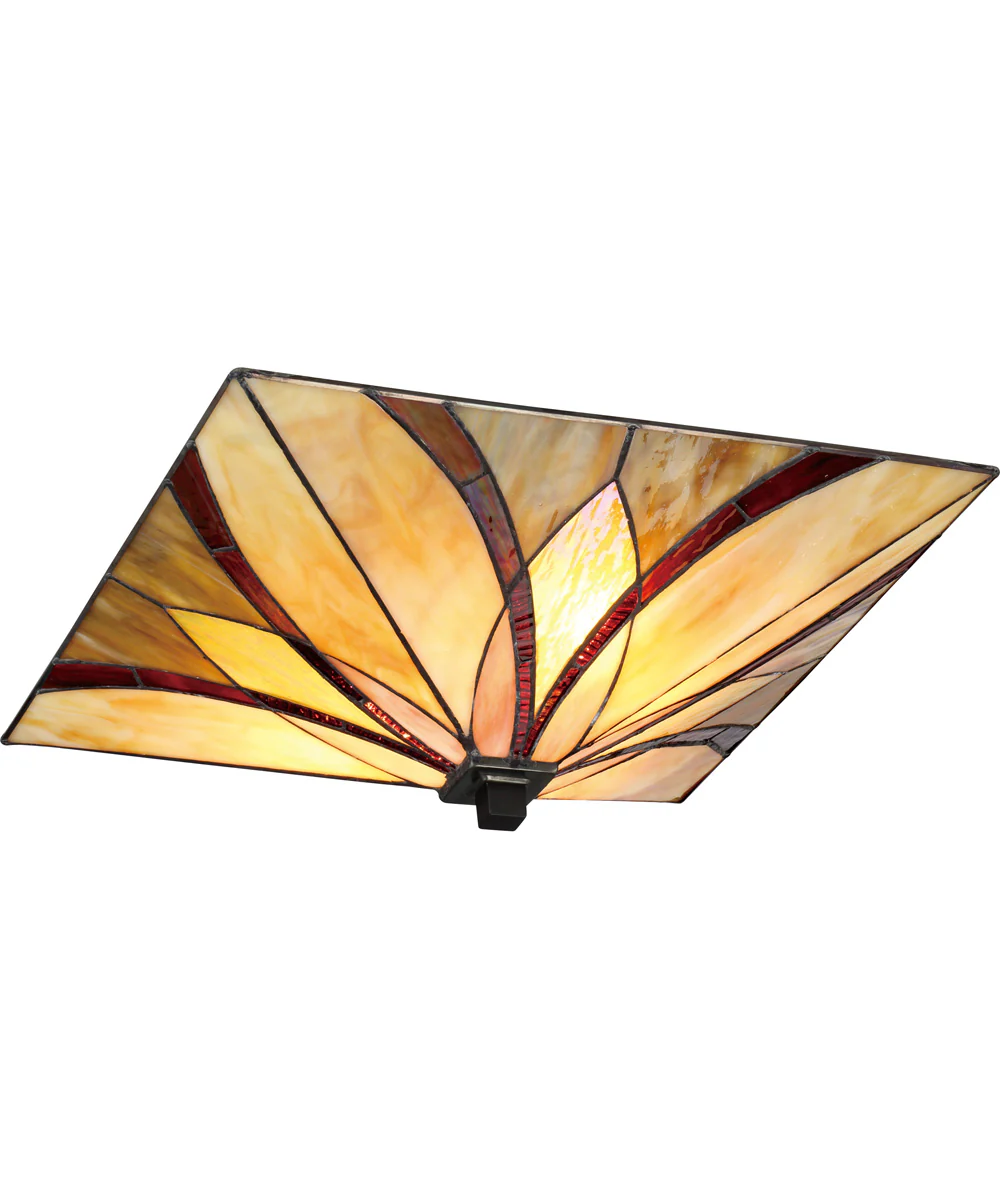 Asheville Medium 2-light Flush Mount Valiant Bronze - Image 5