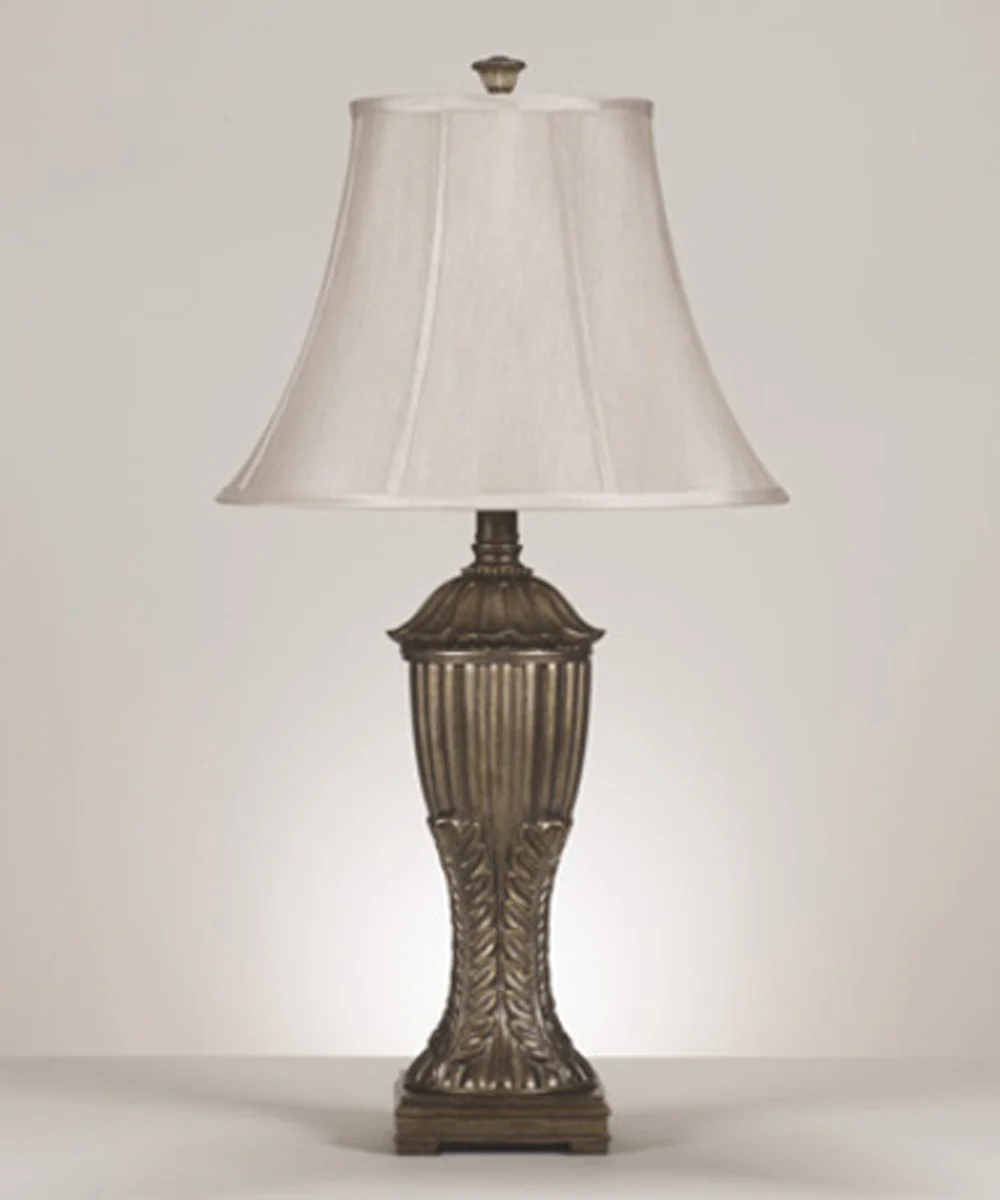 Ashley Contemporary Silver and Black Finished Table Lamp