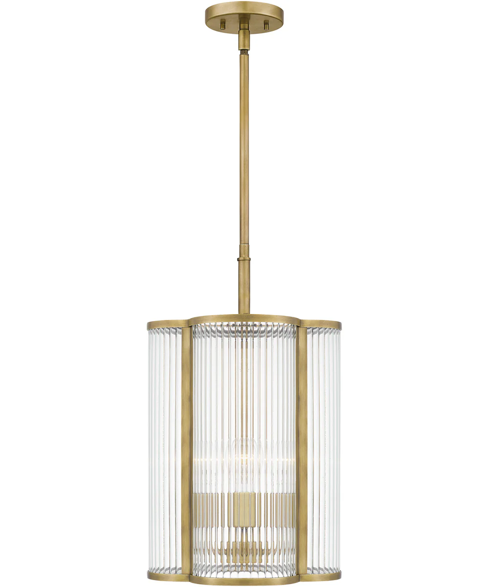 Aster Small 4-light Mini Pendant Weathered Brass - Image 2