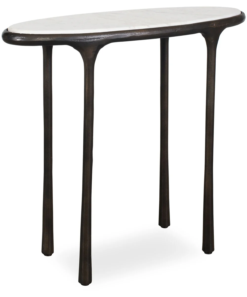 Ata Dark Bronze Accent Table