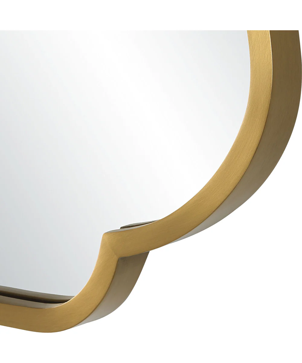 Athena Brushed Brass Mirror - Image 5