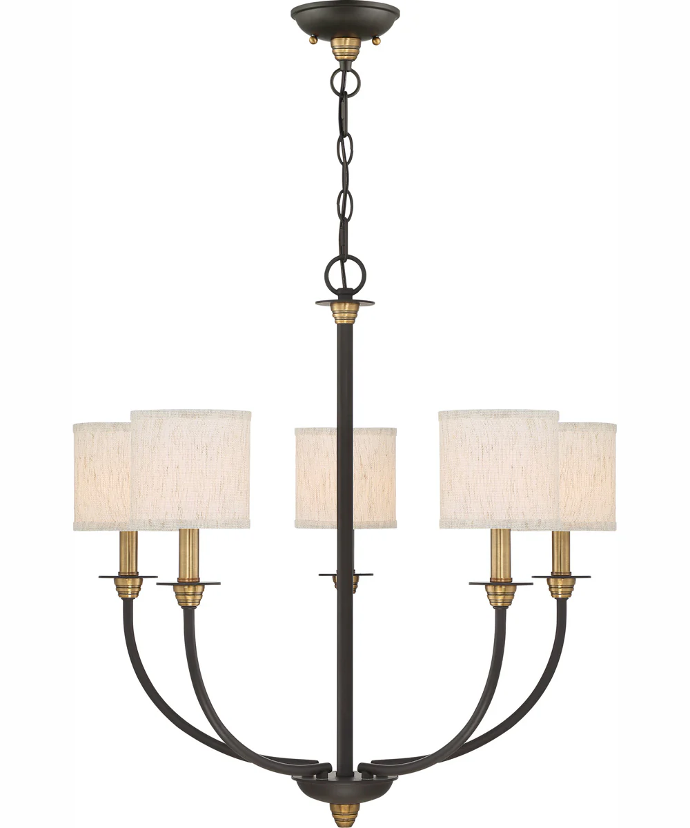 Audley 5-light Chandelier Old Bronze - Image 2