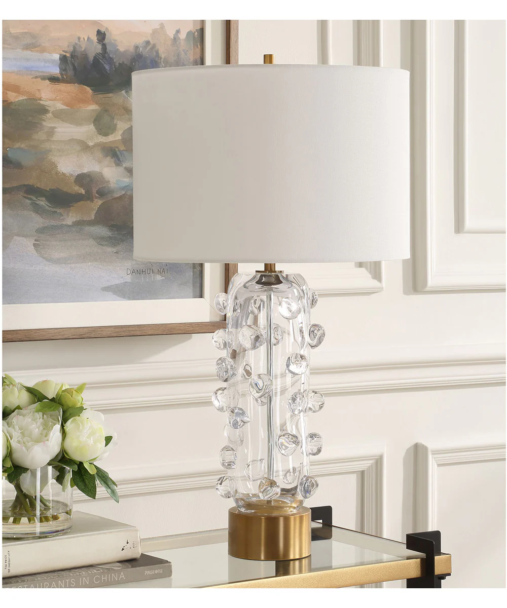 Aura Clear Glass Table Lamp - Image 3