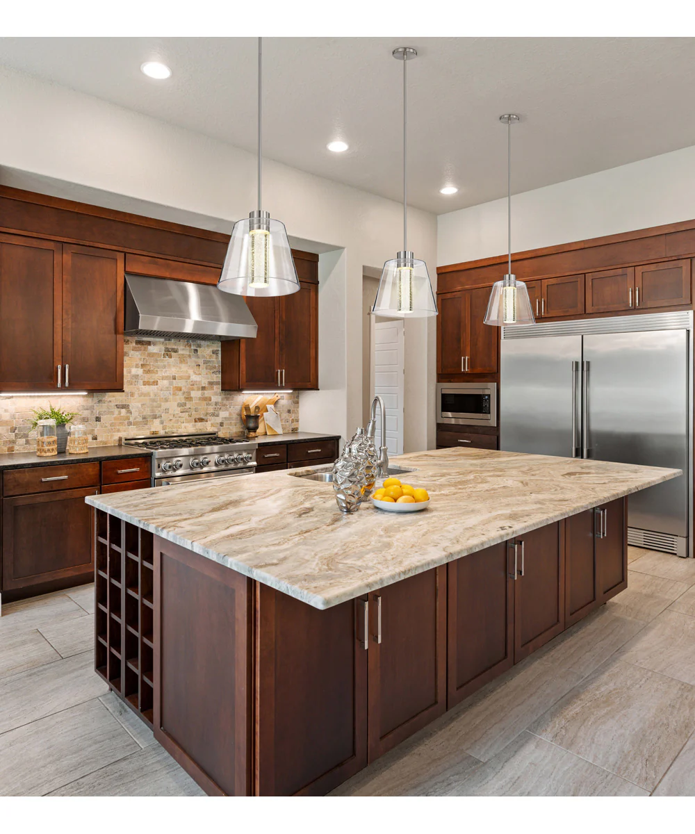 Aura Pendant Brushed Nickel - Image 2