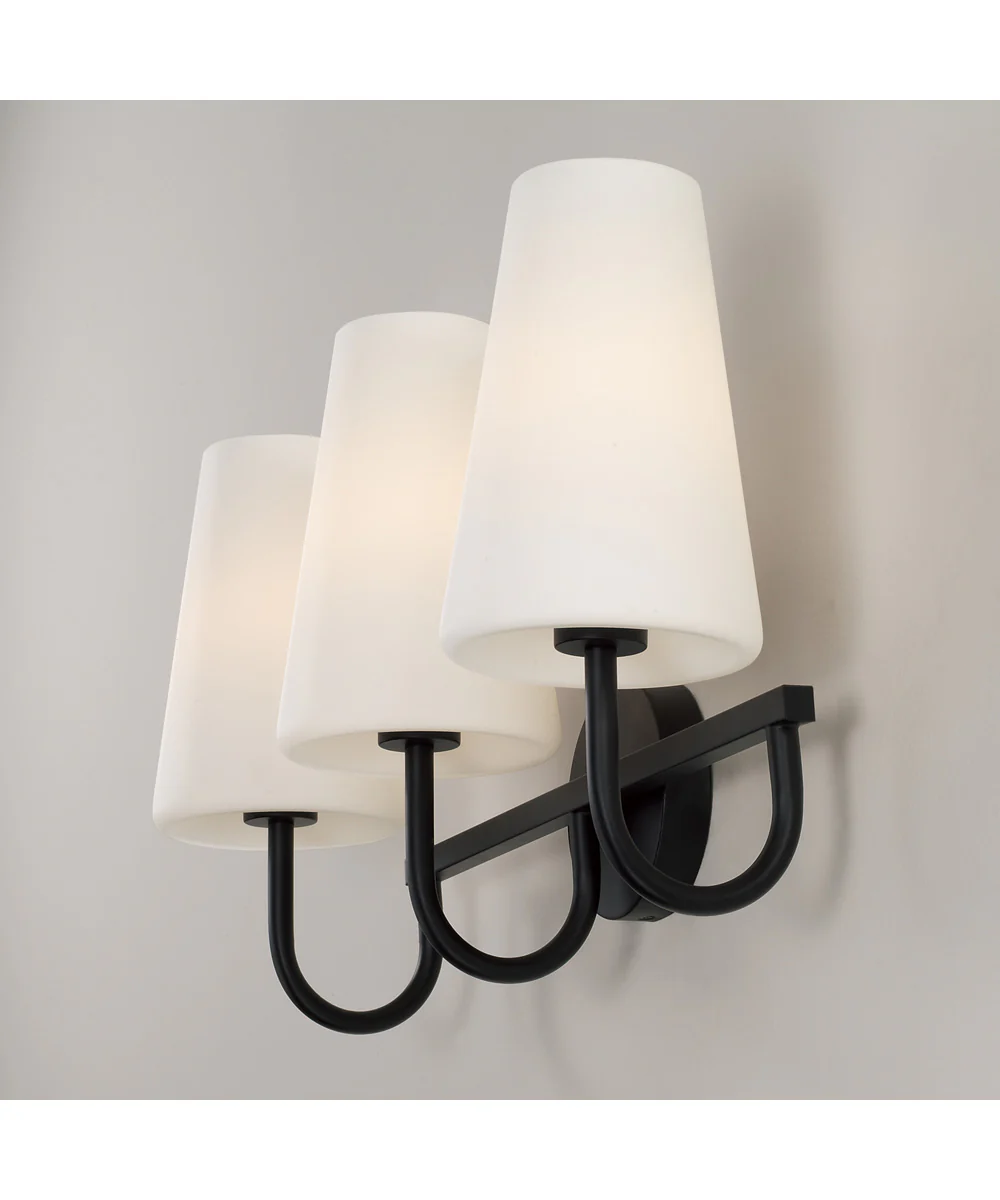 Averitt 3-Light Vanity Matte Black - Image 5