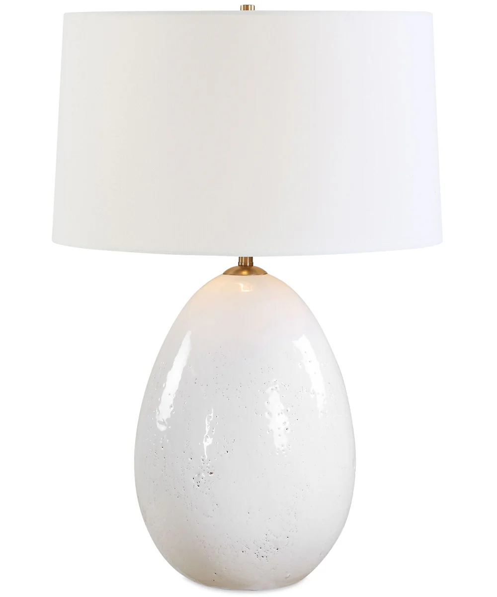Avery White Glaze Table Lamp