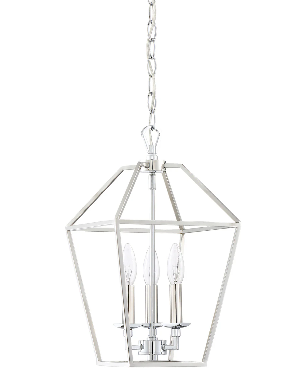 Aviary 3-light Pendant Polished Nickel - Image 3