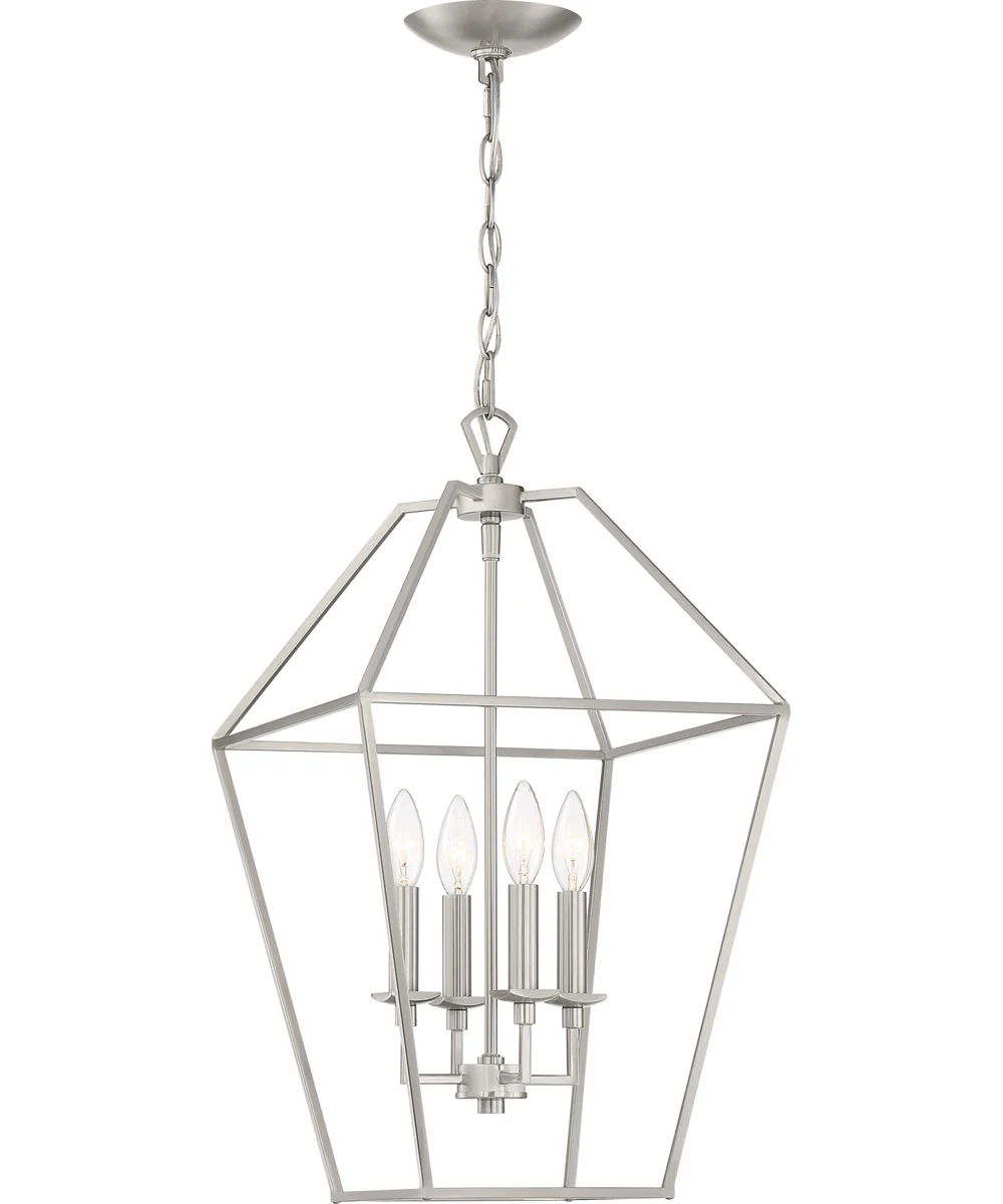 Aviary 4-light Pendant Brushed Nickel - Image 2