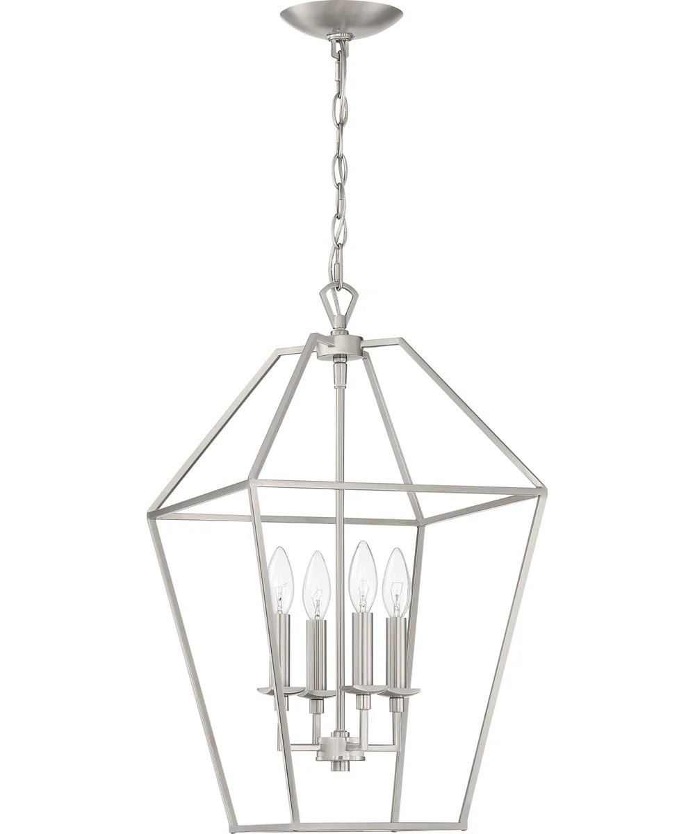 Aviary 4-light Pendant Brushed Nickel - Image 3