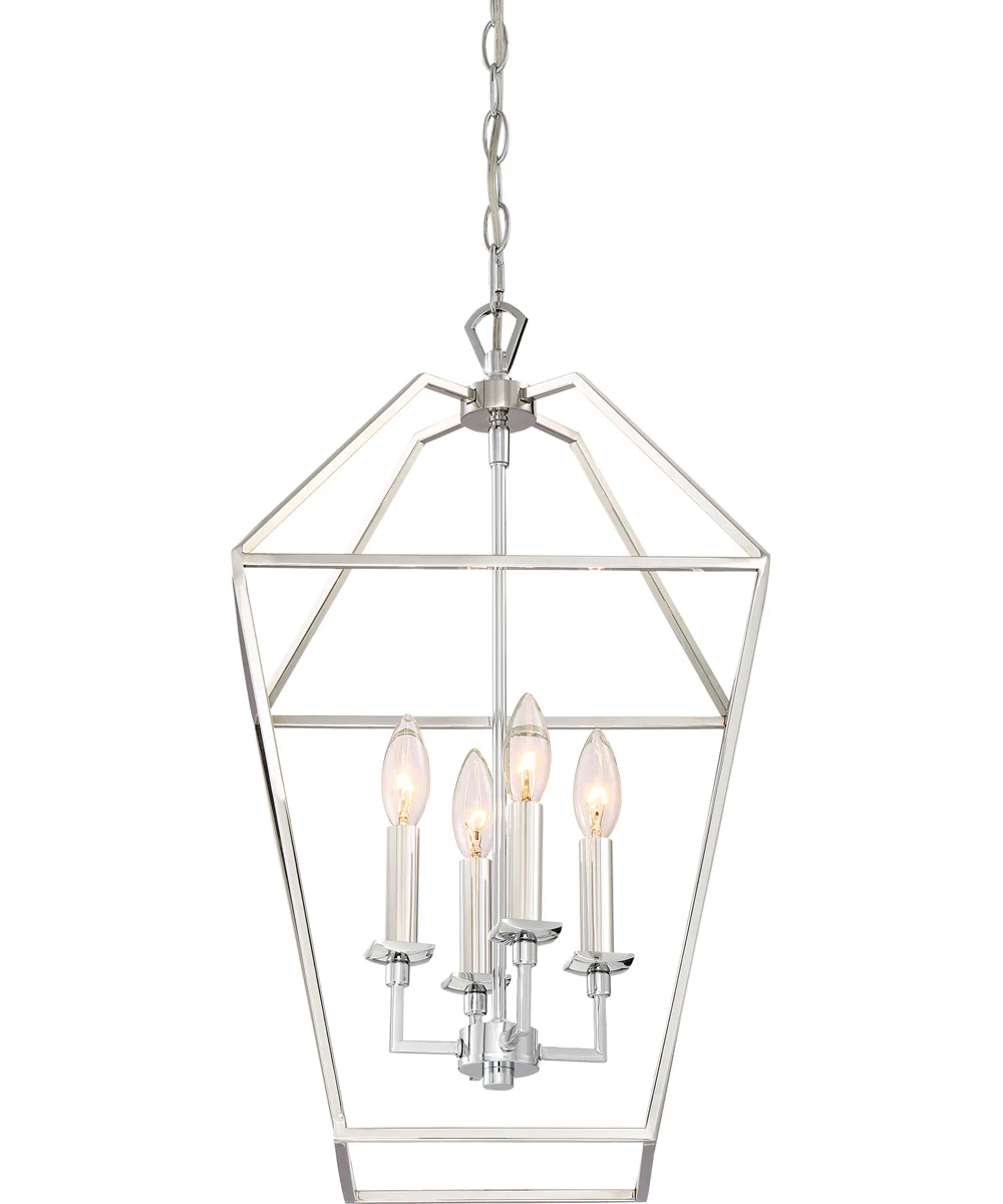 Aviary 4-light Pendant Polished Nickel - Image 4