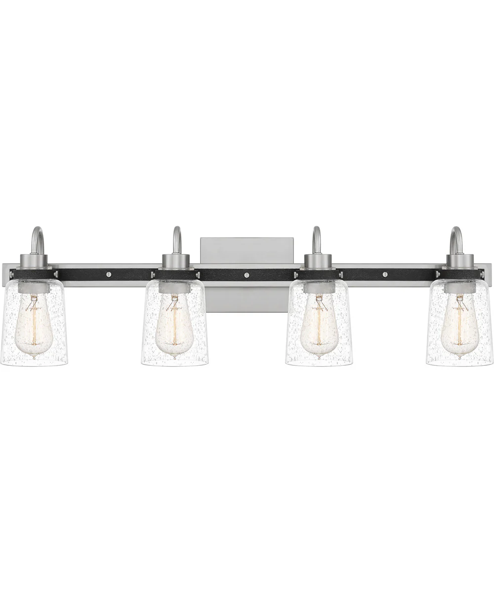 Axel Extra Large 4-light Bath Light Brushed Nickel - Image 2